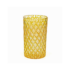 Iridescent Mandala Glass by 2BGlass (Art Glass Drinkware)
