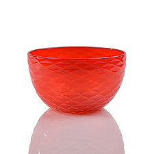 Diamond Cut Bowls by 2BGlass (Art Glass Bowl)