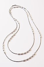 Long Cone Necklace by Laurette O'Neil (Silver Necklace)
