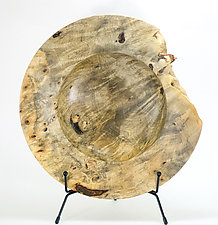 Sculptural Form Turned from Buckeye Burl IX by Eric Reeves (Wood Sculpture)