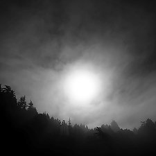 Sunrise 2 by Gloria Feinstein (Black & White Photograph)