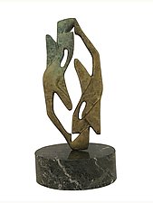 Dancers 1 by Catherine L Bohrman (Bronze Sculpture)