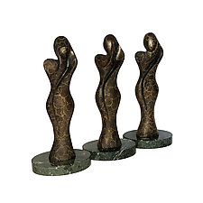 Three Muses by Catherine L Bohrman (Bronze Sculpture)