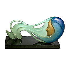 Wind by Catherine L Bohrman (Bronze Sculpture)
