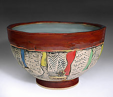 Multicolor by Albert Goldreich (Ceramic Bowl)
