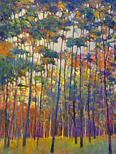 Glittering Forest by Ken Elliott (Giclee Print)