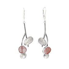 Oak Creek Earrings by Lesley Aine McKeown (Silver & Stone Earrings)