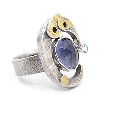 Iolite Ring by Lesley Aine McKeown (Gold, Silver & Stone Ring)