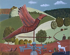 Bird Dog Pointer by Warren Godfrey (Acrylic Painting)