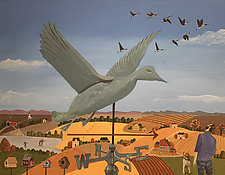 Bird Watchers by Warren Godfrey (Acrylic Painting)