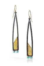 Archer Earrings by Tammy B (Gold, Silver & Stone Earrings)