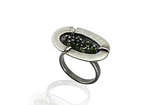 Seedling Oval Ring by Sarah Chapman (Silver & Stone Ring)