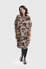 Camo Dolman Cozy Dress by Alembika (Knit Dress)