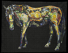 Skeeter's Horse by Jenny Knavel (Fiber Wall Hanging)
