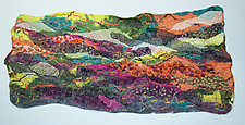 Waves of the Earth by Ellen Silberlicht (Fiber Wall Hanging)