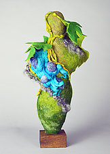 Goddess of the Rainforest by Ellen Silberlicht (Fiber Sculpture)