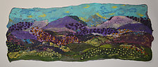 Smokey Mountains by Ellen Silberlicht (Fiber Wall Hanging)