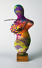 Goddess of Nature by Ellen Silberlicht (Mixed-Media Sculpture)