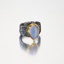 Chalcedony Ring by Jenny Foulkes (Gold, Silver & Stone Ring)