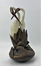 Shadow Dancers Sculpture II by Debra Steidel (Ceramic Sculpture)