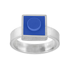 Forever Young Small Brick Ring by JacQueline Sanchez (Silver & Plastic Ring)