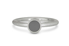 Small Dot Ring by JacQueline Sanchez (Silver & Plastic Ring)