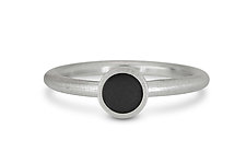 Small Dot Ring by JacQueline Sanchez (Silver & Plastic Ring)