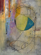 Here 3 There 3 by Ava Young (Mixed-Media Painting)