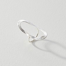 Hollow Oval Silver Statement Ring by Jessica Weiss (Silver Ring)
