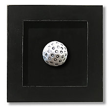Connection Series: Golf Ball by Jenifer Thoem (Ceramic Wall Sculpture)
