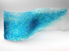 Mega Wave by Lisa Becker (Art Glass Sculpture)