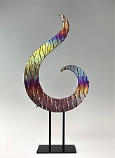 Flame by Lisa Becker (Art Glass Sculpture)