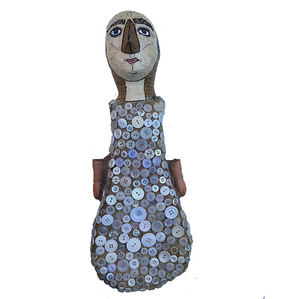 Button Dress with Hands