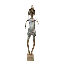 Green Stamp Jumpsuit by Tiffany Ownbey (Mixed-Media Sculpture)