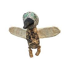 Blackbird by Tiffany Ownbey (Mixed-Media Sculpture)