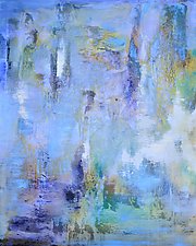 Crystalline Forest by Anne B Schwartz (Acrylic Painting)