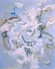 Mediterranean Winter by Anne B Schwartz (Oil Painting)