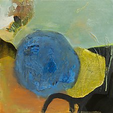 Blue Moon by Anne B Schwartz (Acrylic Painting)