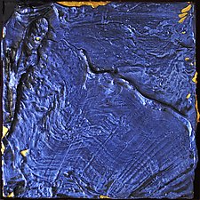 215 Blue Glacier by Anne B Schwartz (Acrylic Painting)