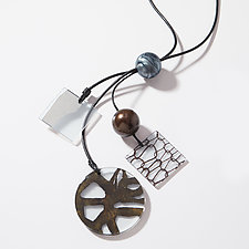 Balance of Nature Necklace by Phyllis Clark (Mixed Media Necklace)