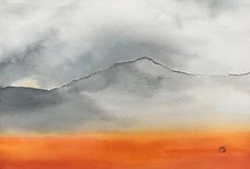 Mountain Mist by Chris Malcomson (Watercolor Painting)