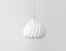Ume Pendant Lamp by Jorgelina Lopez and Marco Duenas (Mixed-Media Pendant Lamp)