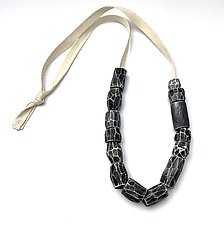 Faceted Big Beads Necklace by Genevieve Williamson (Polymer Clay Necklace)