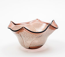 Silvered Tea Bowl by Joshua Solomon (Art Glass Bowl)
