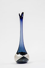 Silvered Twilight by Joshua Solomon (Art Glass Vase)