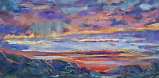 Yampa Valley Sunset XI by Marion Kahn (Oil Painting)