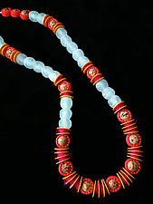 Fuzzy Necklace by Hilary Hertzler (Mixed-Media Necklace)