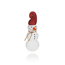 Snow Person by Bay Blown Glass (Art Glass Ornament)
