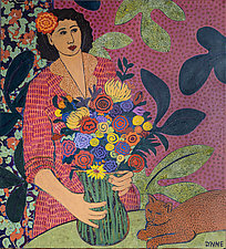 The Bouquet by Lynne Feldman (Acrylic Painting)