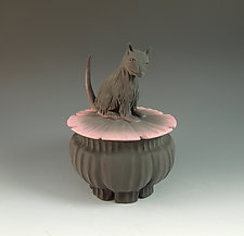 Devil Cat Box by Nancy Y. Adams (Ceramic Box)